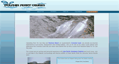Desktop Screenshot of dolphinferrycruises.com
